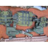 3 pouches & leg holsters camouflage