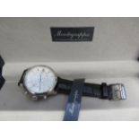 Gents Montegrappa chronograph wristwatch with box