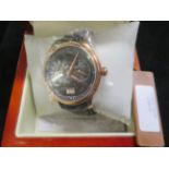 Gents Dreyfuss 2 dials wristwatch with date app at