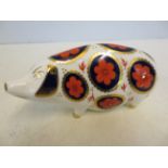 Royal crown derby pig