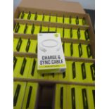 Box of charger sync cables