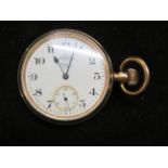 14ct Gold plated Waltham pocket watch