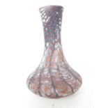 Okra glass vase Height 21 cm