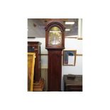 18th century oak longcase clock, by Edward may, He