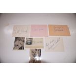 Autograph book - Frank Sinatra, Gracie Fields, Mar