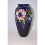 Large Moorcroft Vase Anemone Pattern with original