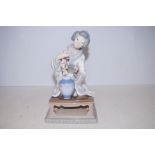 Lladro figure of a geisha girl girl 20cm