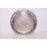 Silver salver by William Hutton & Sons Ltd Sheffie