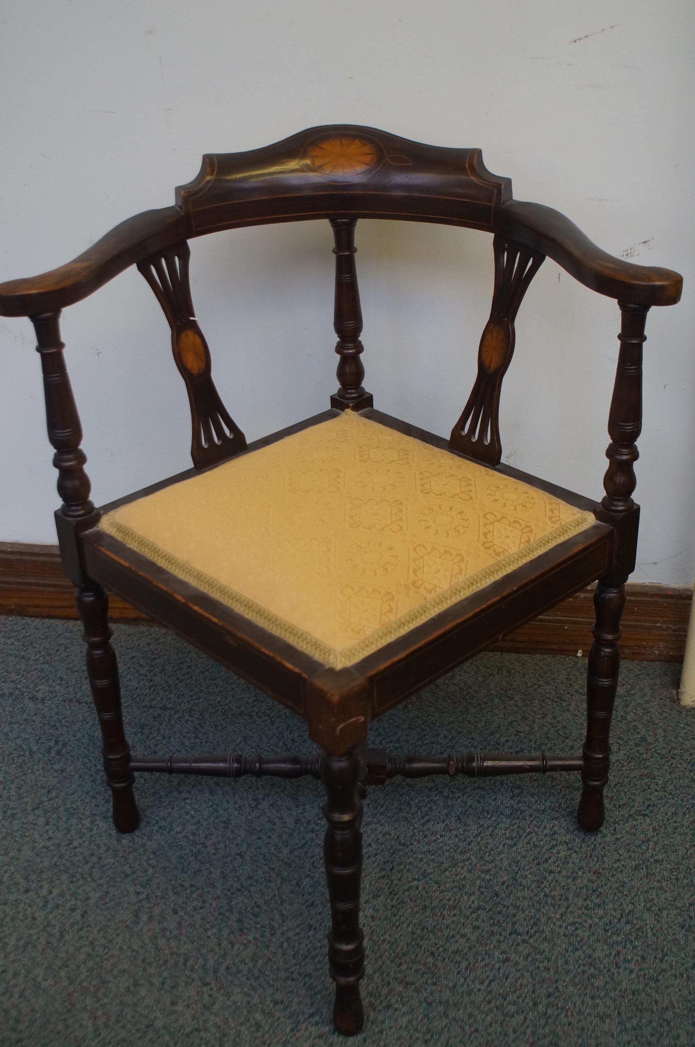 Victorian corner chair