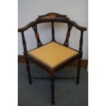 Victorian corner chair