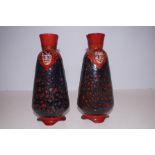 A pair of Royal Doulton, Jianyang vases