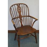 19th Century Windsor chair. Height 103cm