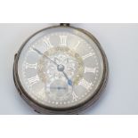Victorian silver faced & cased pocket watch, excel
