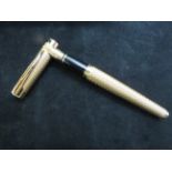 Waterman fountain pen with 18ct gold nib & box