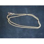 9ct Gold chain Weight 20.3g Length 76 cm