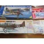 3x Model kits to include air fix