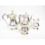 4 Piece silver plated tea set