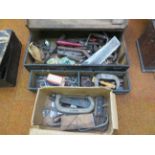 Vintage toolbox, contents & extra box