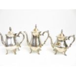 3 Piece silver plated tea set