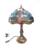 Dragon fly Tiffany style lamp