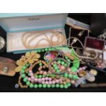 Collection of costume jewellery, mainly vintage