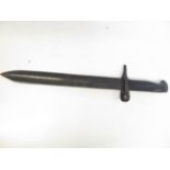 Italian wooden handled bayonet stamped TERNI (No s