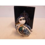Royal crown derby ' Sitting duckling' with gold st