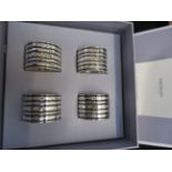 Wedgwood vera wang napkin rings