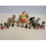 Quantity of animals to include Beswick cat band, b