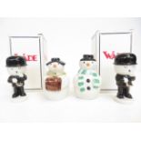 Wade snowman salt & pepper together with 2x home p