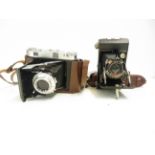 Kodak eastman together with prontor-svs camera (bo