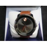 Gents Movado bolt wristwatch in original box