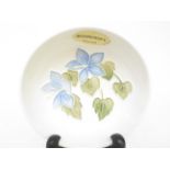 Moorcroft blue flowers dish