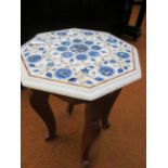 Petra inlaid wine table