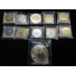 Commemorative coin collection all with coa