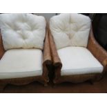 Pair of conservatory chairs