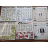 Collection of 6 Pilkington's calendar tiles