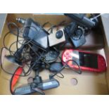 Box of electrical to include 2x Sony PSP's