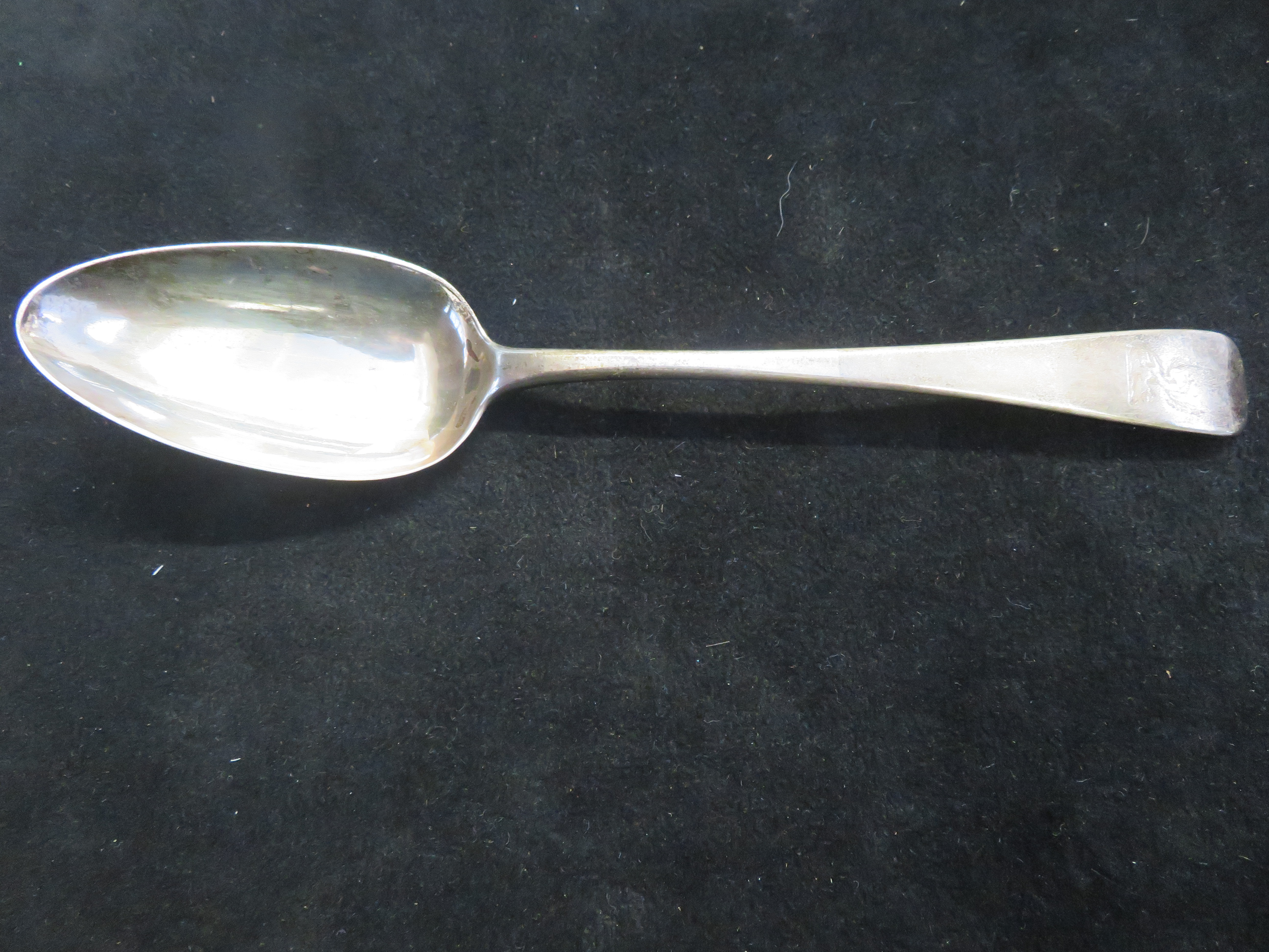 George III silver spoon circa 1800 maker Solomon H