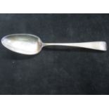 George III silver spoon circa 1800 maker Solomon H