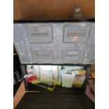 2x Ammunition boxes, 1 with model aircraft magazin