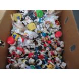 Large quantity of McDonald's toys, majority snoopy