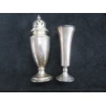 Silver sugar sifter Weight 128g together with a we
