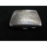 Silver cigarette case