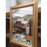 Large gilt framed mirror