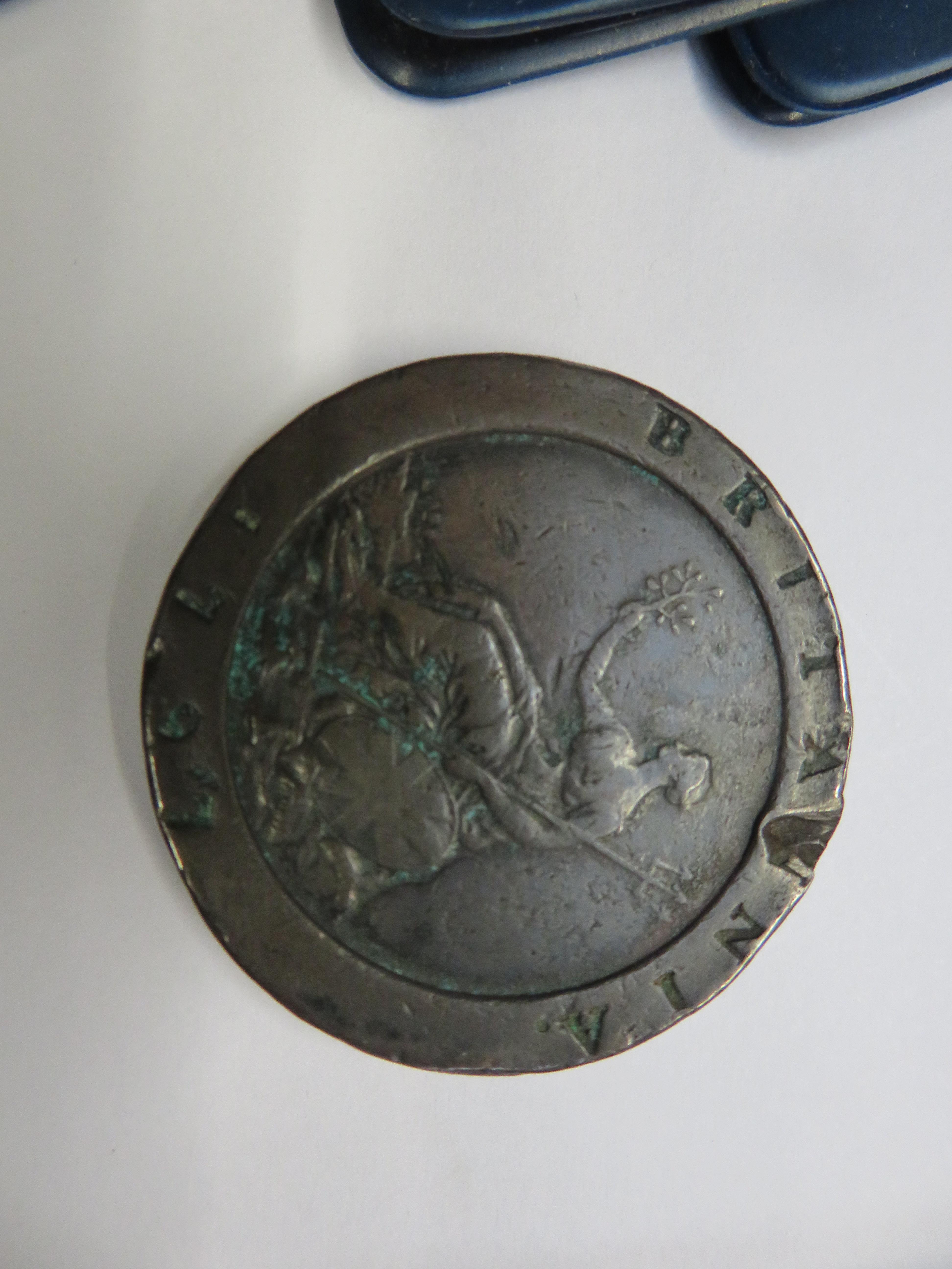 Collection of coinage to include a 1797 twopence - Image 3 of 3