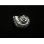 Silver shell vesta case