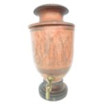 Large Victorian classical Greek urn water filter b