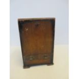 Vintage wooden coin operated cigarette dispenser - possibly from the Working Mens Club