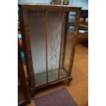 Mid century display unit with glass shelves